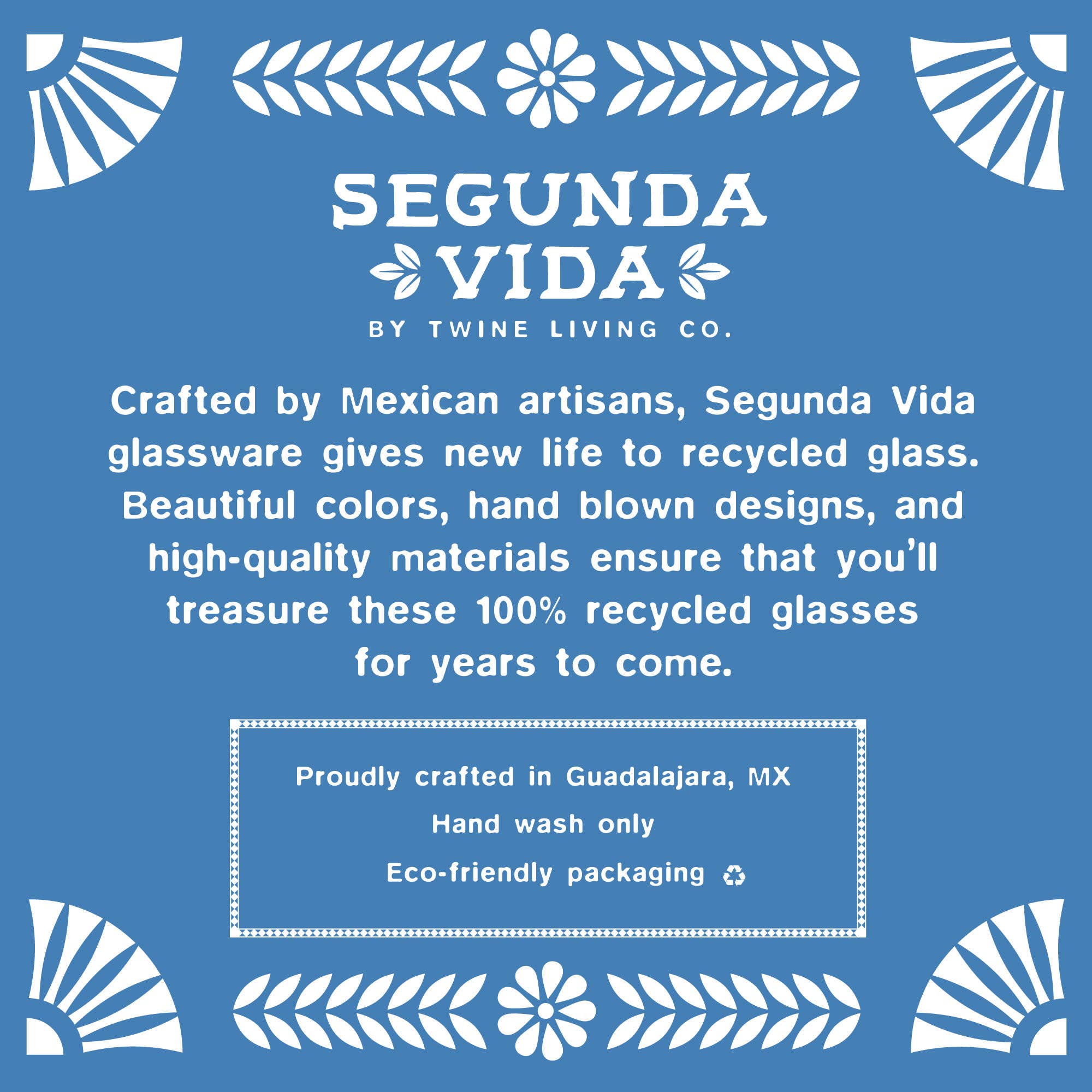 Twine - Wholesale Cocktail/Liquor Glass - Segunda Vida Viajar Short Tumblers Set of 26