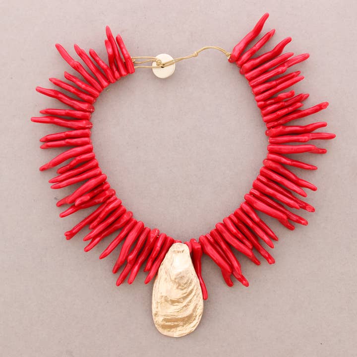 La Cuerda De Sol - Wholesale Snap Jewelry - Necklace: Beads, Resin, Pendant, Shell, Metal