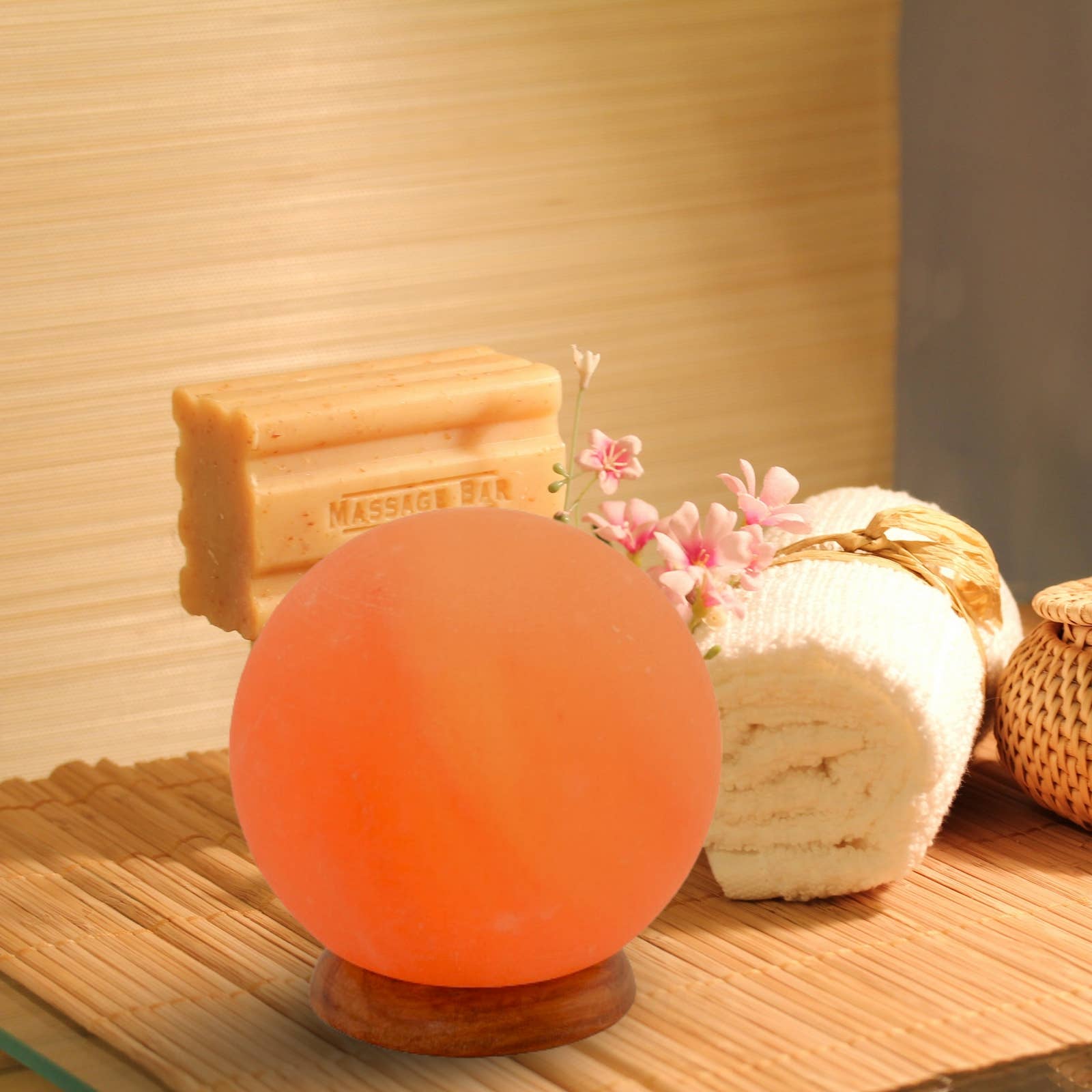 Zen'Arôme – Candeeiro de sal por atacado – Lâmpada de Sal do Himalaia Lua - Sal Natural 1,9 kg6