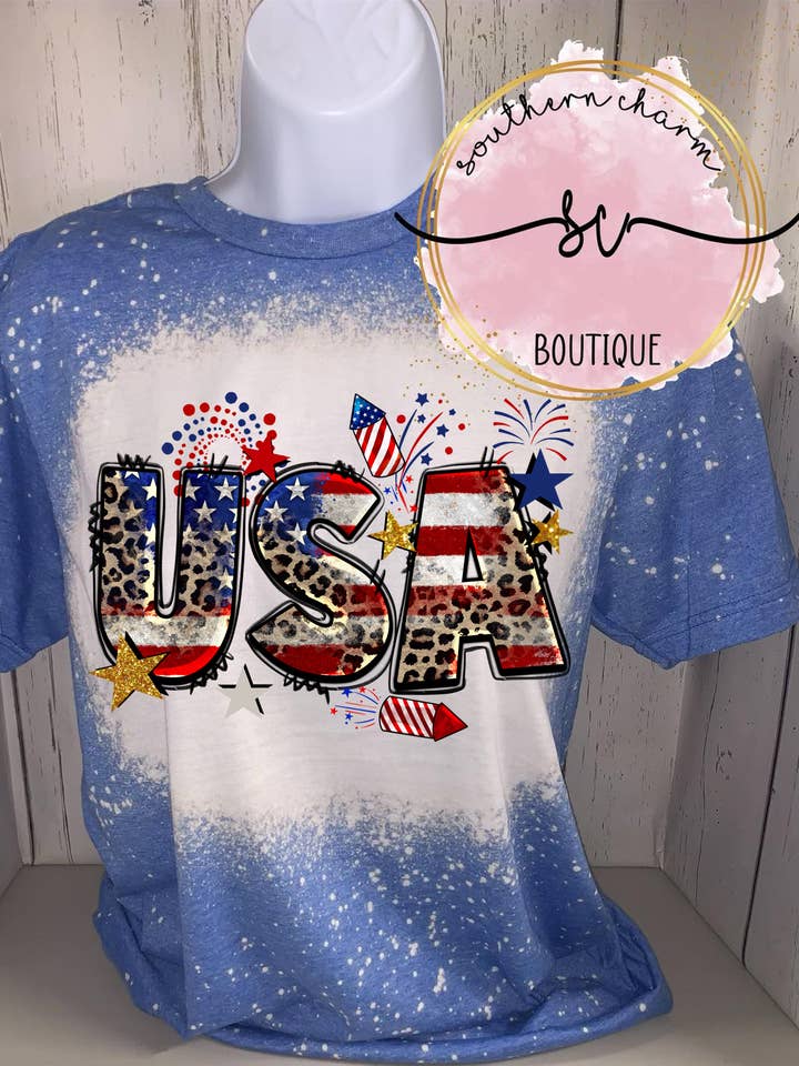 USA (Royal Tee) for wholesale by Southern Charm Boutique