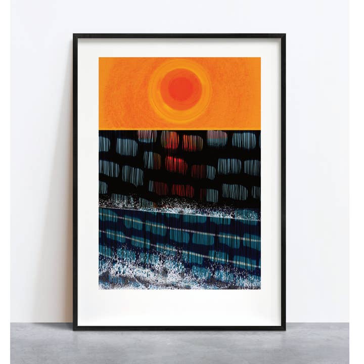 BETWEEN WORLDS 2 - A3 unframed Art Print for wholesale by Raw Mixture