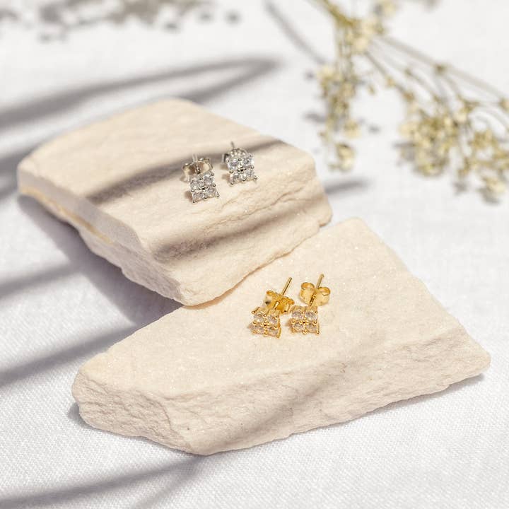 Gemini Studs Gold for wholesale on Faire5