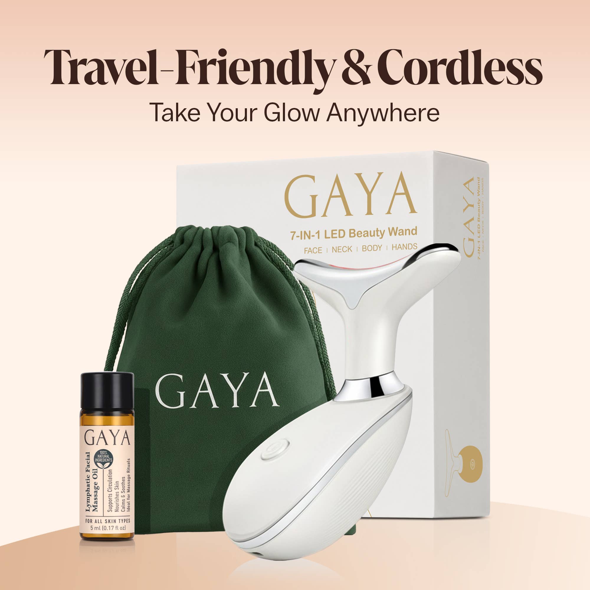 GAYA - Venta al por mayor Aparatos de estética - Varita de Belleza 7 en 1 con Terapia de Luz Roja – Levanta, Ilumina y Suaviza2