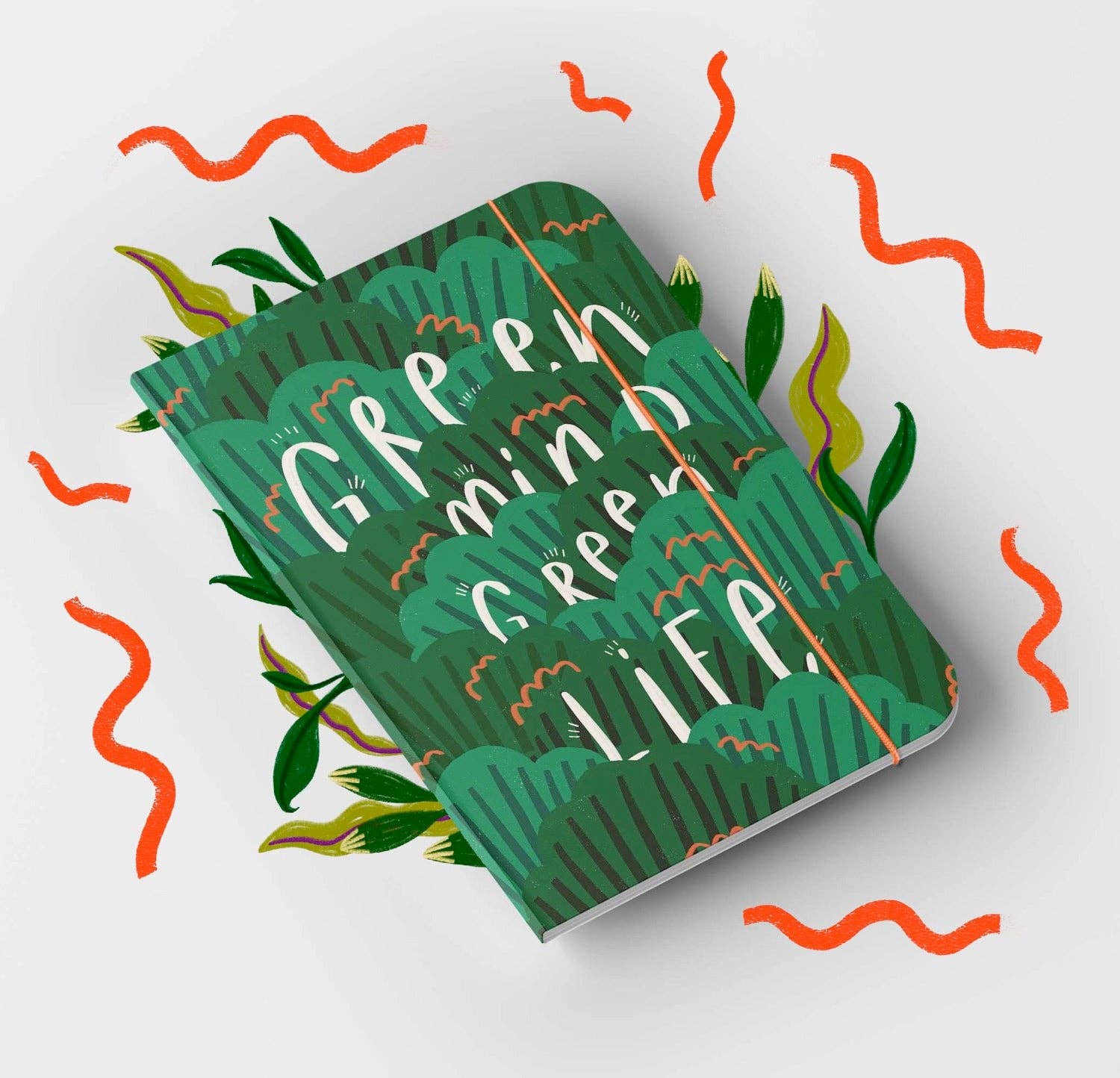 franzizo nachhaltige papeterie - Wholesale Notebook - Green Mind notebook1