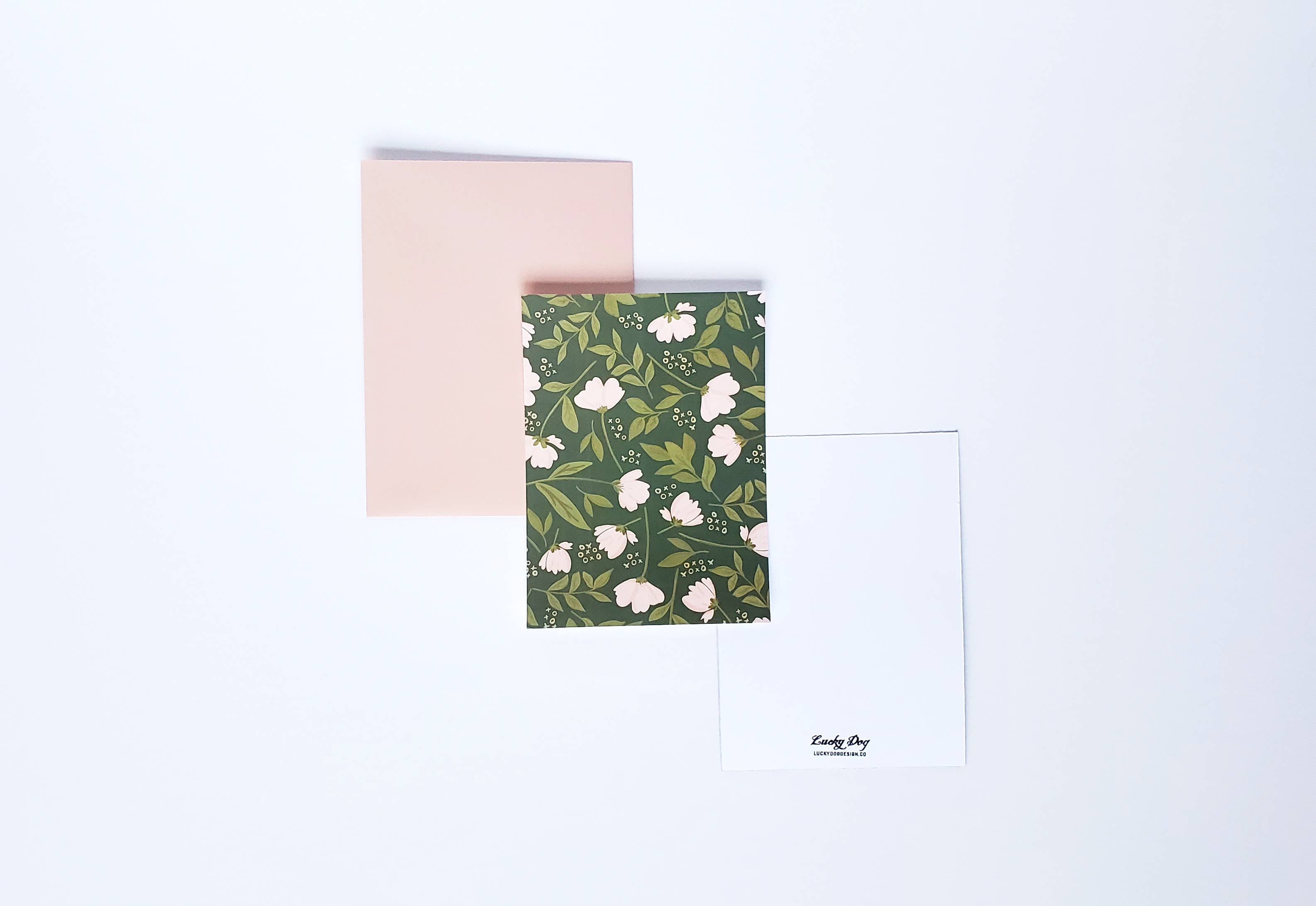 Lucky Dog Design Co. - Wholesale Briefpapier/indexkaartenset - Flower Power Mini-kaartenset (set van 10)5