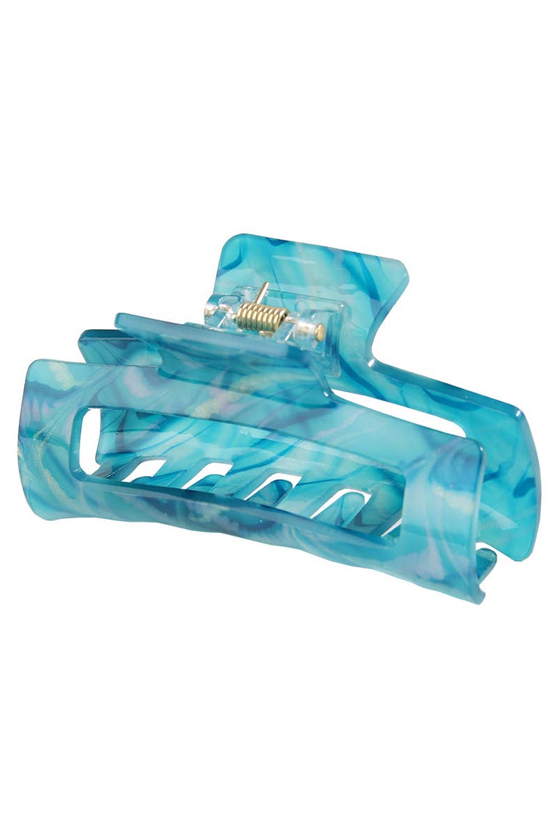 ACCITY - Wholesale Hair Clip - Women's - 3.22" Tortoise Shell Flat Women's Hair Claw Clip_CWAHA009912