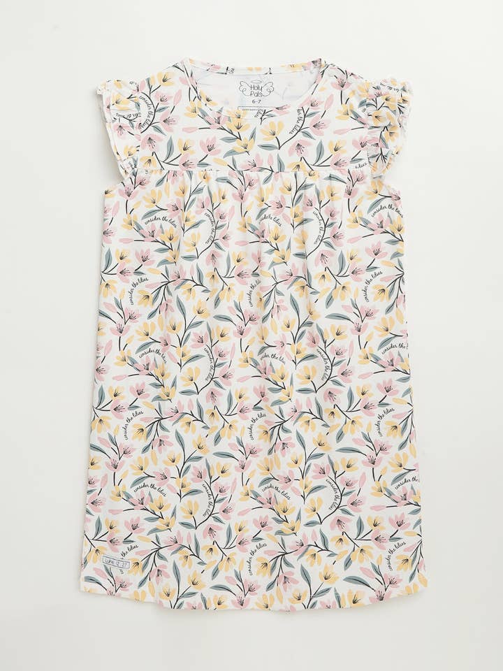 Consider the Lilies PJ Girls Nightgown Polyester for wholesale by Holy Pals