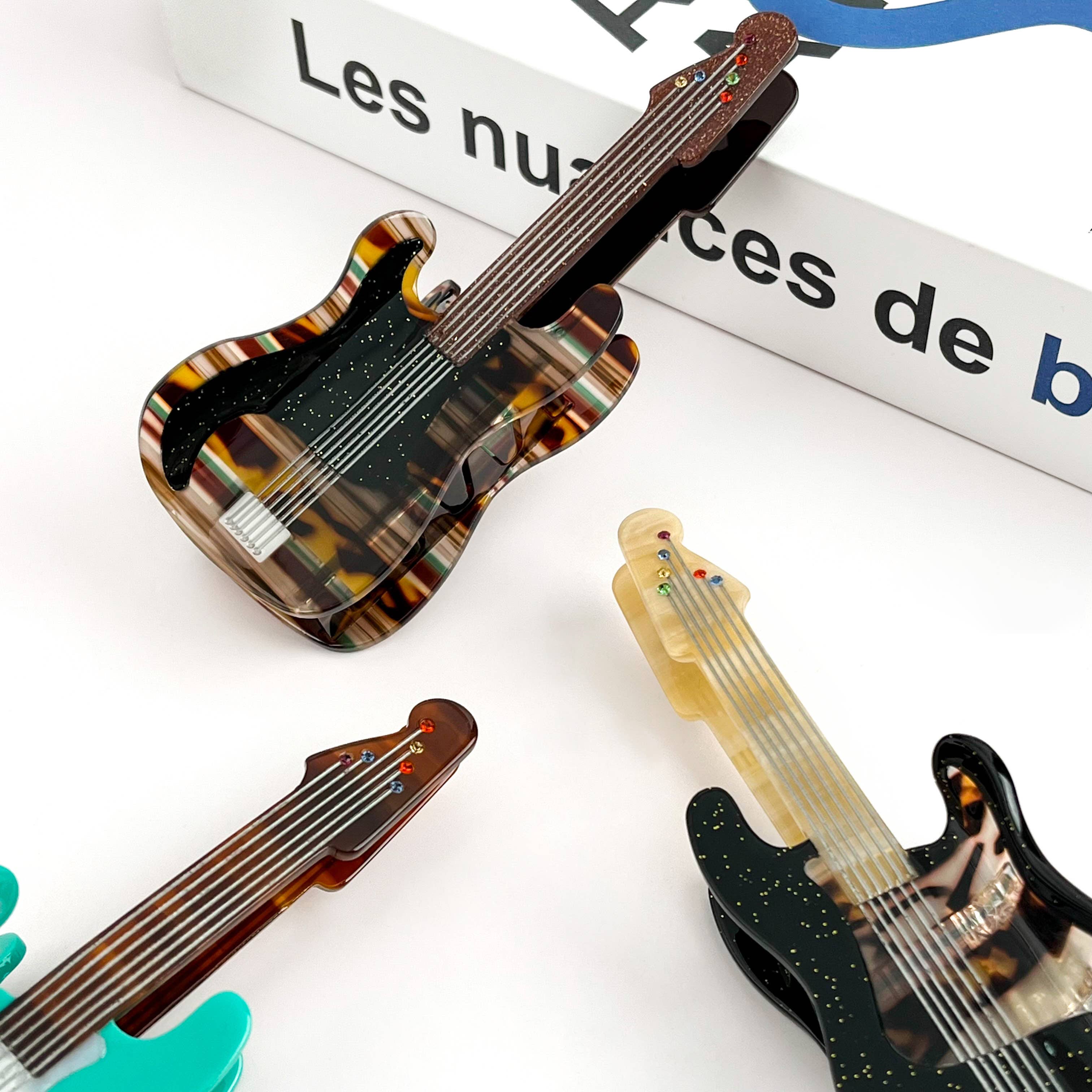 TheDivaSoap - Wholesale Hair Clip - Women's - Electric Guitar Claw Clip, Musical Instrument Hair Clip7