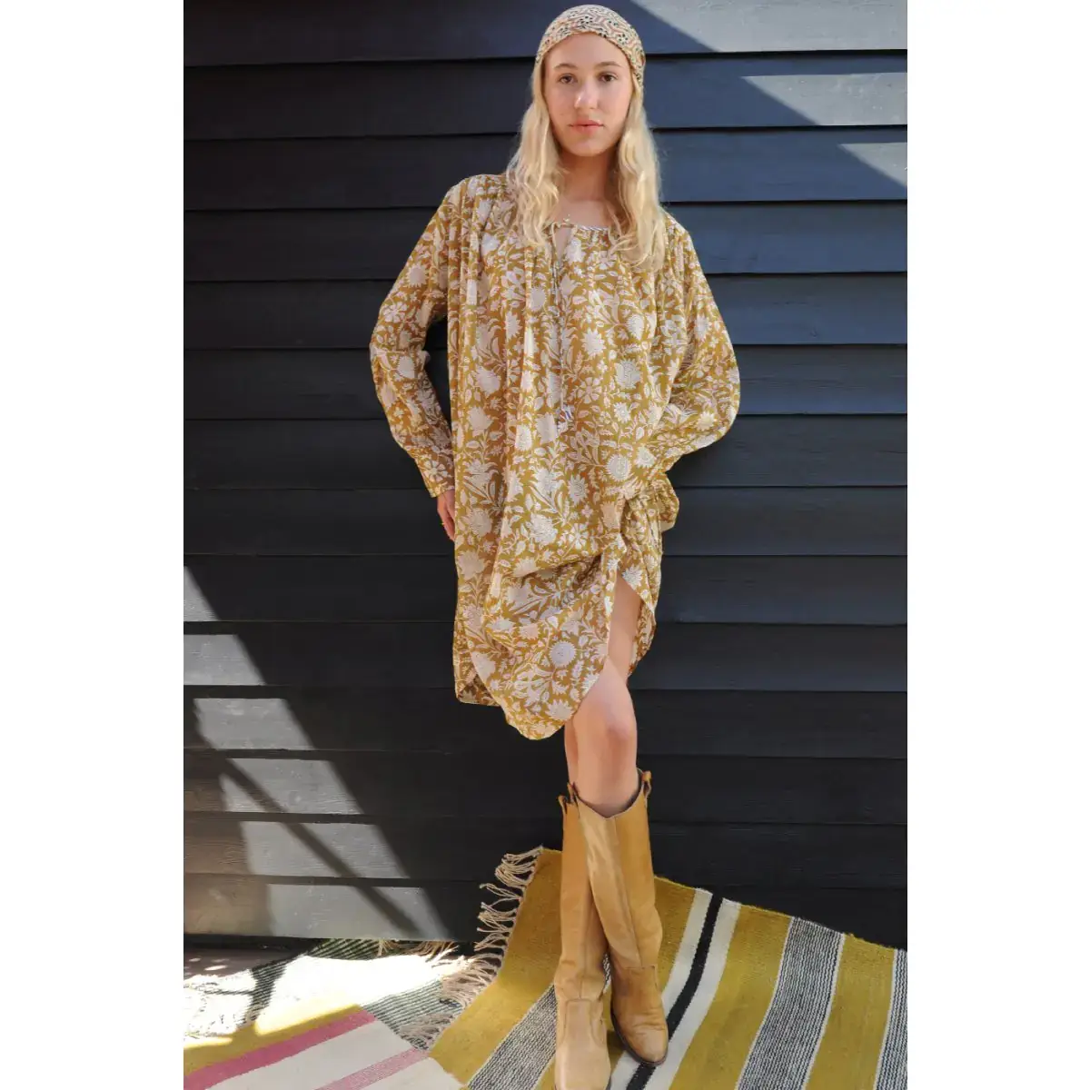 B A O B A B - Mode - Wholesale Dress - Women's - DANA dress in golden beige2