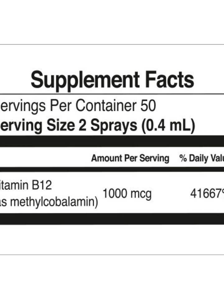 Nutriplus Vitamine B12 pour la vente par Mindful Beauty Program