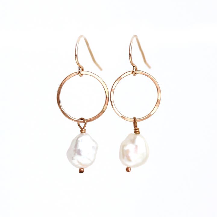 Alana Douvros Jewellery - Wholesale Dangle earrings - Talisman Earrings-Pearl