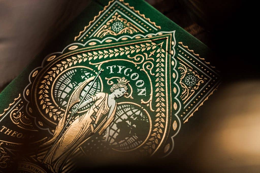 Cardshouse - Wholesale Playing Cards - Theory11 Green Tycoon Cards3