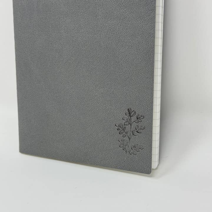 Plannermonkeyco – wholesale Notebook – Pocket | Grey Freely Noted Booklet Insert (96pg) | Tomoe River Paper Notebook1