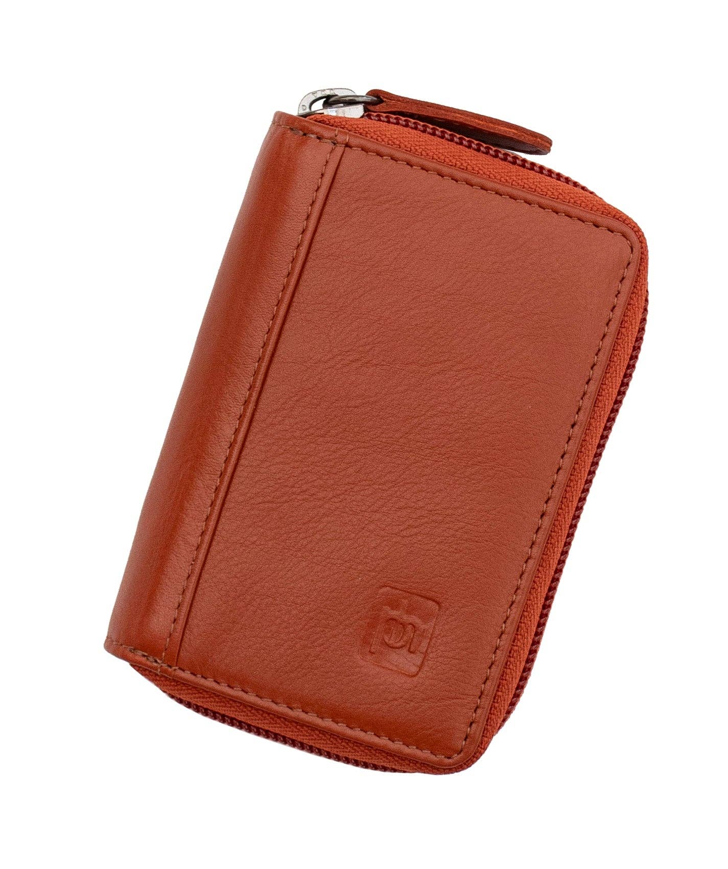 PRIMEHIDE - Wholesale Card Holder - Unisex - Concertina Leather RFID Credit Card Holder - 78083