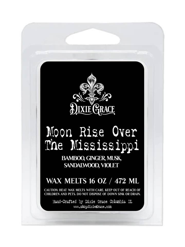 Moon Rise Over The Mississippi - 3 oz Wax Melts for wholesale by Dixie Grace
