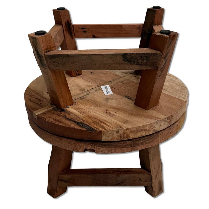 Nature and Style Wohnkultur Import GmbH - Wholesale Side Table - Housewood round table3