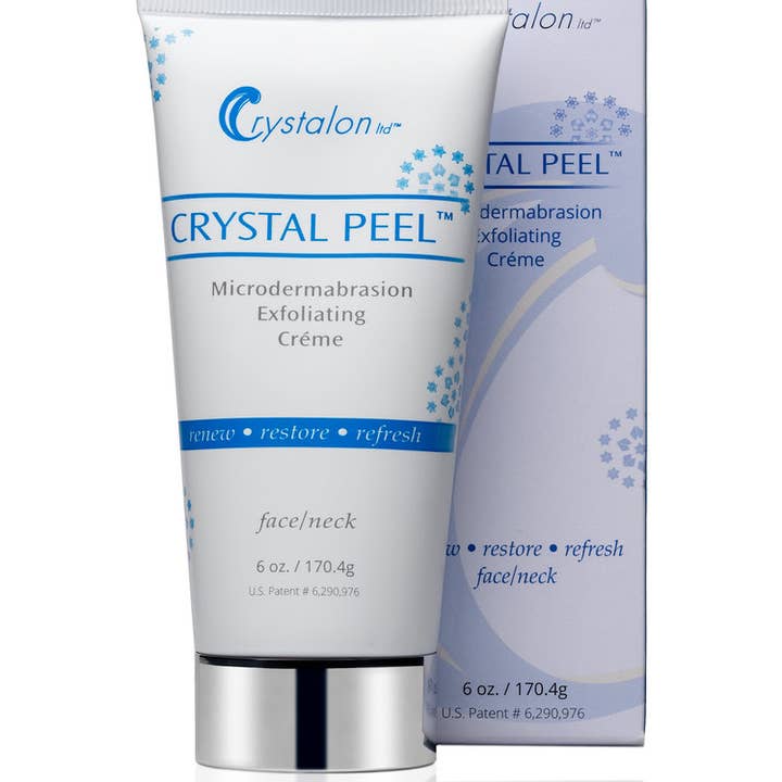 6 ounce Microdermabrasion Exfoliating Face Creme for engroshandel hos Crystal Peel Collection
