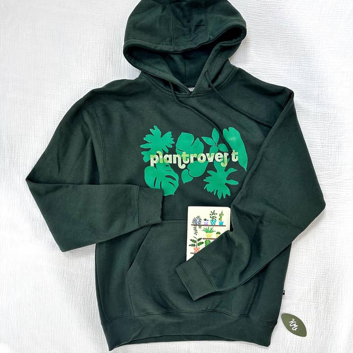 Plantrovert Unisex Dark Green Hoodie for Plant Lovers and other Purchase Wholesale my wish for you. Free Returns & Net 60 Terms on Faire trending on Faire.