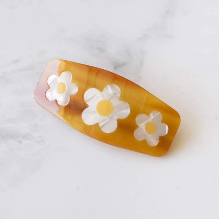 Tiepology - Wholesale Hair Pin - Eco Dreaming Daisy Hair Barrette4