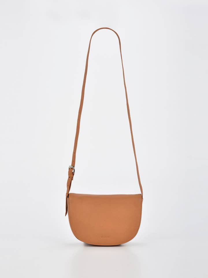 Louise Leather Flap over Crossbody Bag for wholesale by GABEE PRODUCTS
