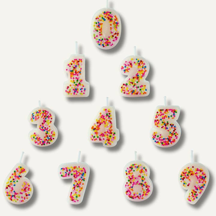 Southlake Gifts Canada - Wholesale Cake Candle - Sprinkle Candy Number Candle11