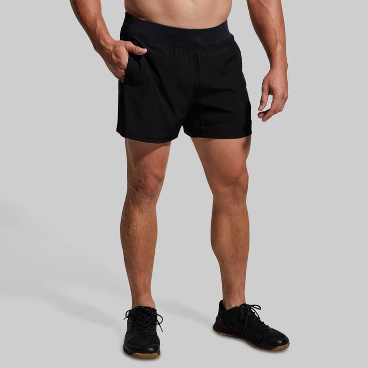 Born Primitive - Wholesale Athletic Shorts - Men's - Versatile Short 5" (Black)