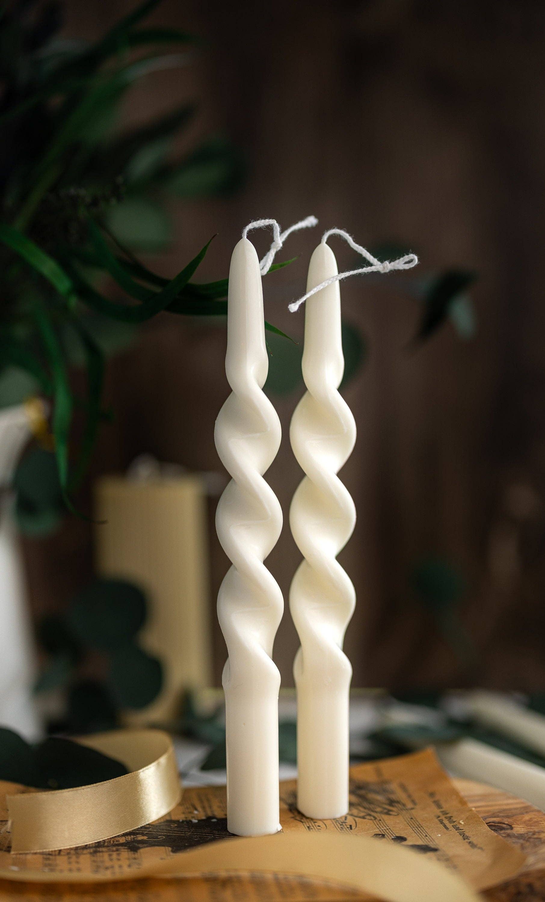 MySunshineCandless - Wholesale Tapered Candle/Candlestick - Twisted Spiral Candle /Taper Candles /Dinner Table/Weeding5