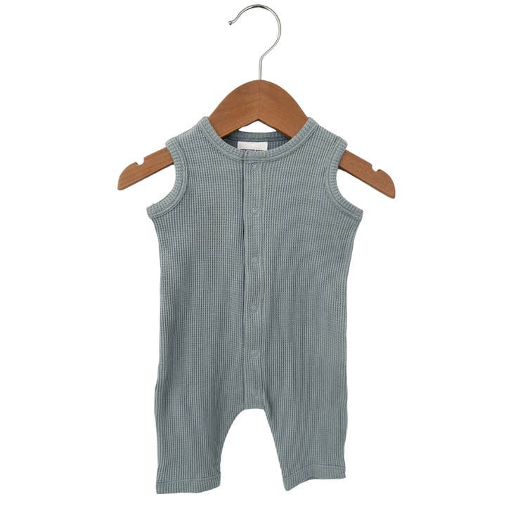 SpearmintLOVE – Engroshandel Romper - Baby – Økologisk Waffle Easy Romper, Bjerggrøn