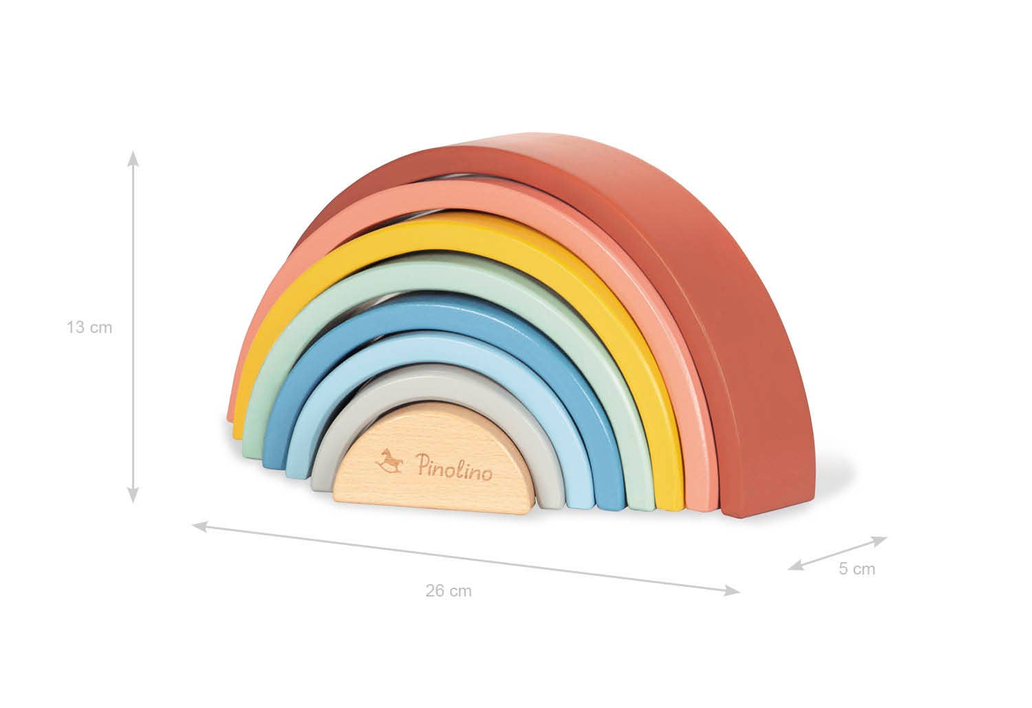 Pinolino Kinderträume GmbH - Wholesale Wood Toy - Kids - wooden rainbow 'ruby' toy 1
