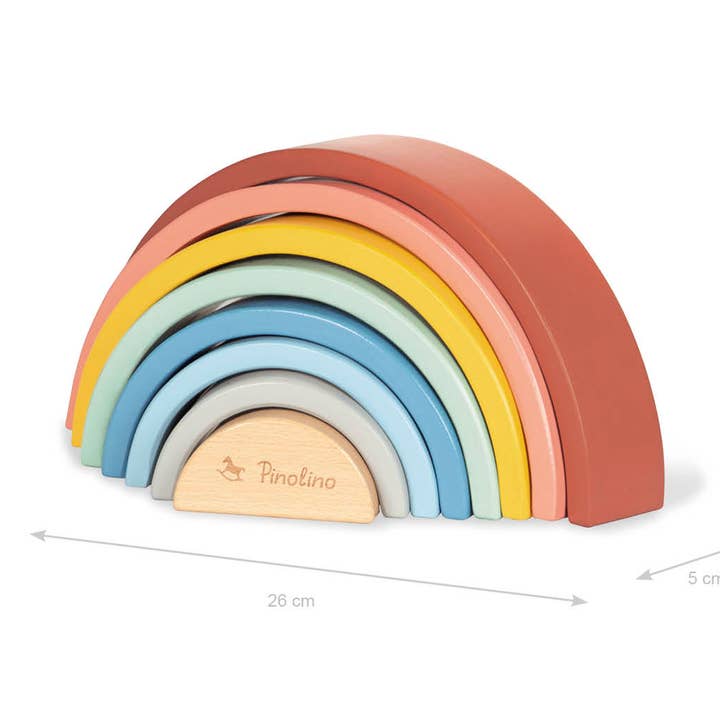 Pinolino Kinderträume GmbH - Wholesale Wood Toy - Kids - wooden rainbow 'ruby' toy 1
