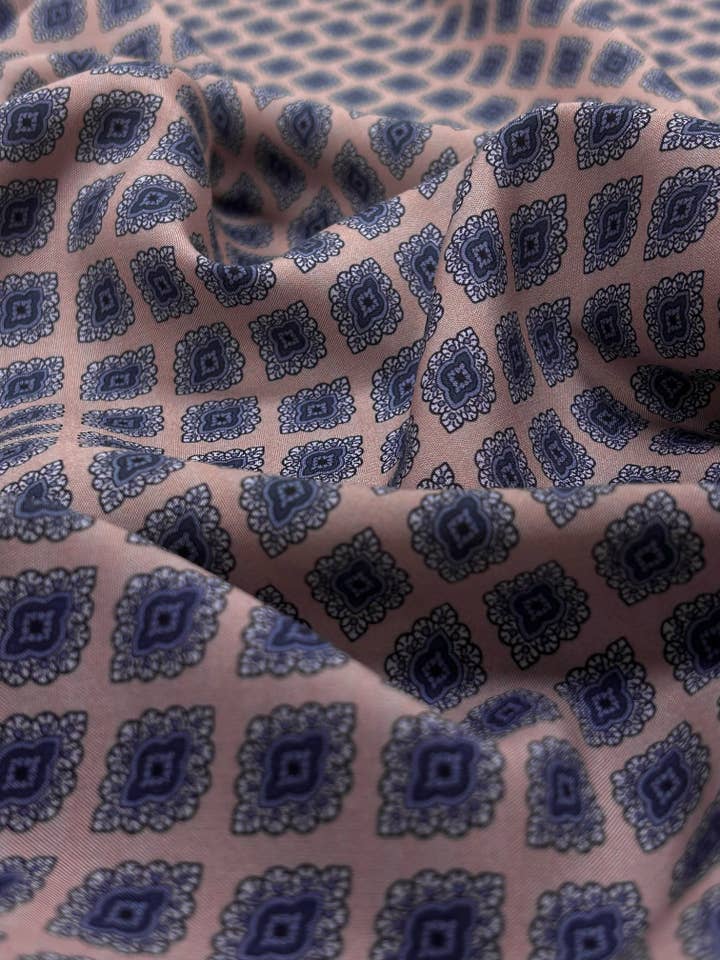 High-quality Tencel Challis Fabric Made in Italy. for wholesale by Ermani Group Inc - Sustainable High-End Fabrics