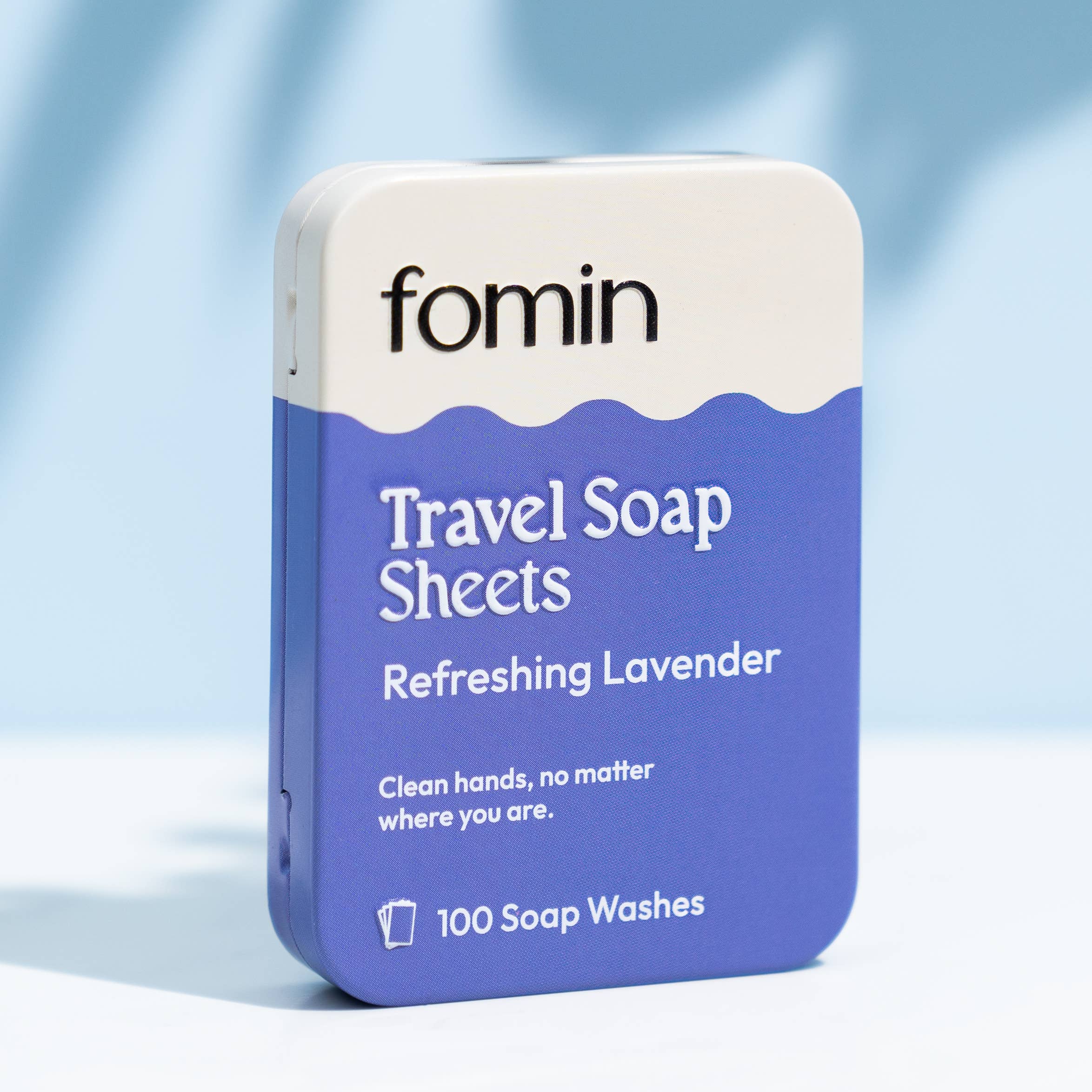 Fomin - Vente Savons/lotions pour les mains - Feuilles de savon de voyage1