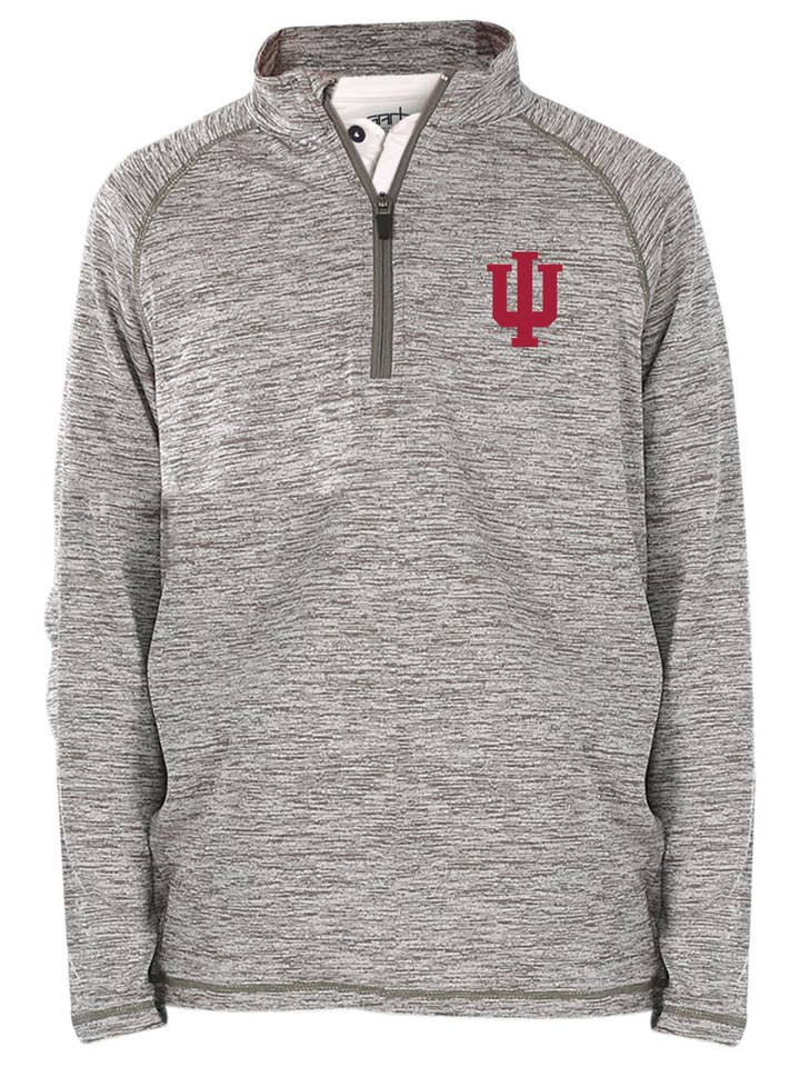 Indiana Hooisers Youth Boys' 1/4-Zip Pullover for wholesale by Garb, Inc.