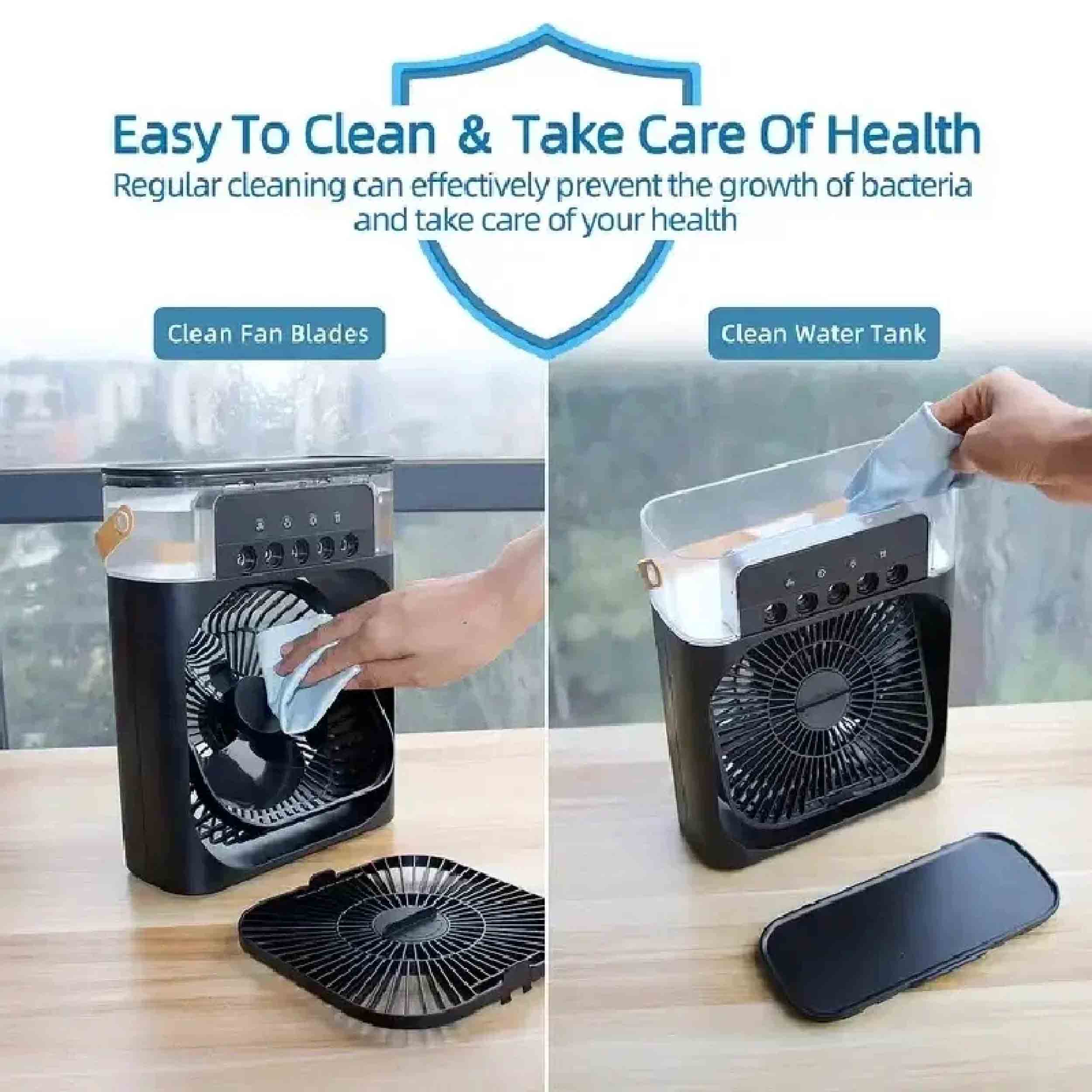 GulleeGadgets - Wholesale Small/Handheld Appliance - Portable Air Conditioner Fan For Multipurpose5