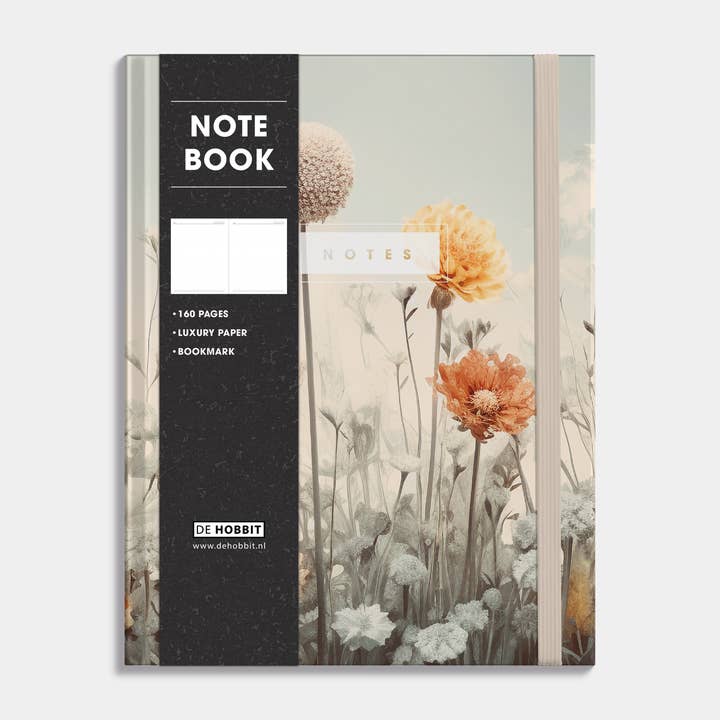 NOTEBOOK ±A4 WILDFLOWERS for wholesale by Mark My Words