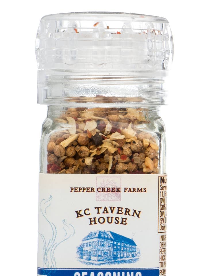 KC Tavern Seasoning Grinder 3 Oz for wholesale by Pepper Creek Farms
