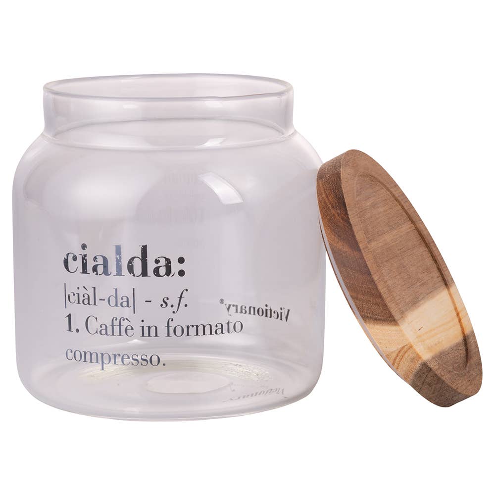 VdE Tivoli 1996 – wholesale Burkar – Victionary burk i härdat glas med lock av akaciaträ, 1,9 L1