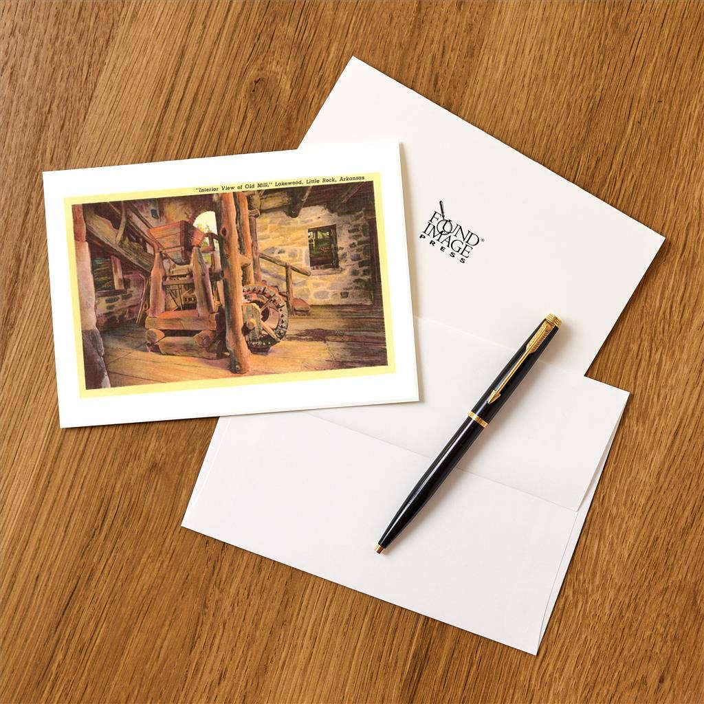 Found Image Press - Wholesale Stationery/Notecard Set - Greeting Card AR-38 Old Mill, Lakewood1