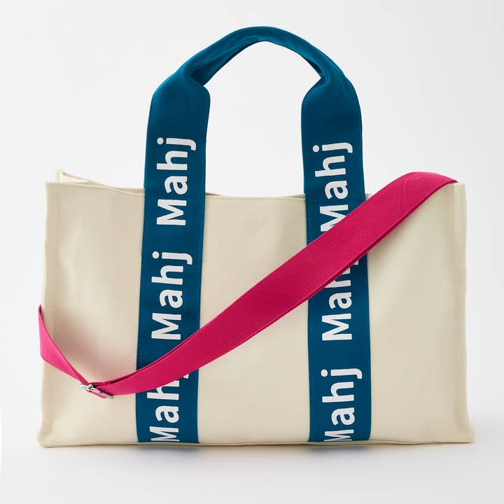Oh My Mahjong - Wholesale Tote Bag - Women's - Teal Mahj it all Bag
