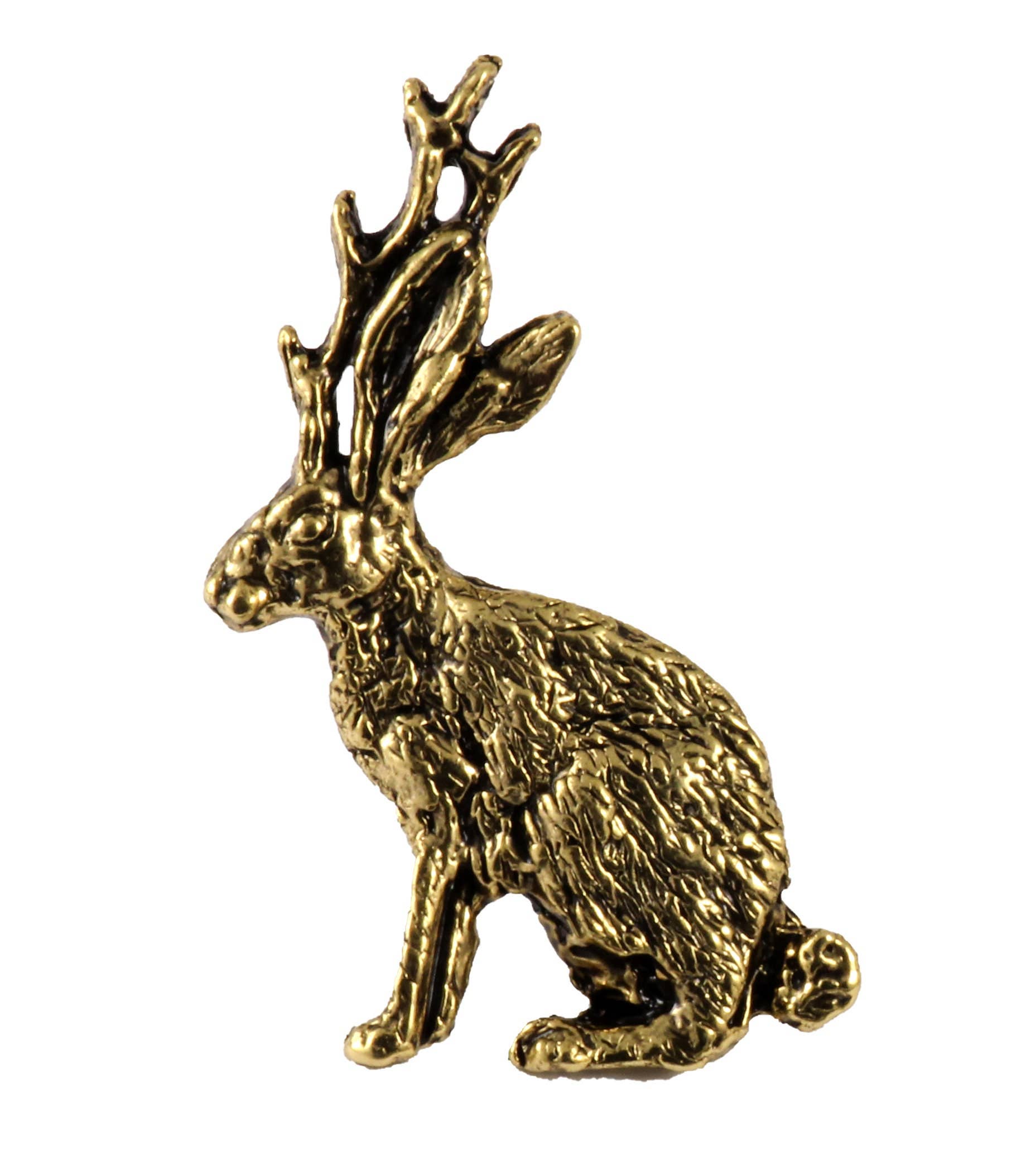 Creative Pewter Designs – wholesale Nål och knapp för kavajslag – Jackalope Tenn Lapel Pin eller Magnet M1944