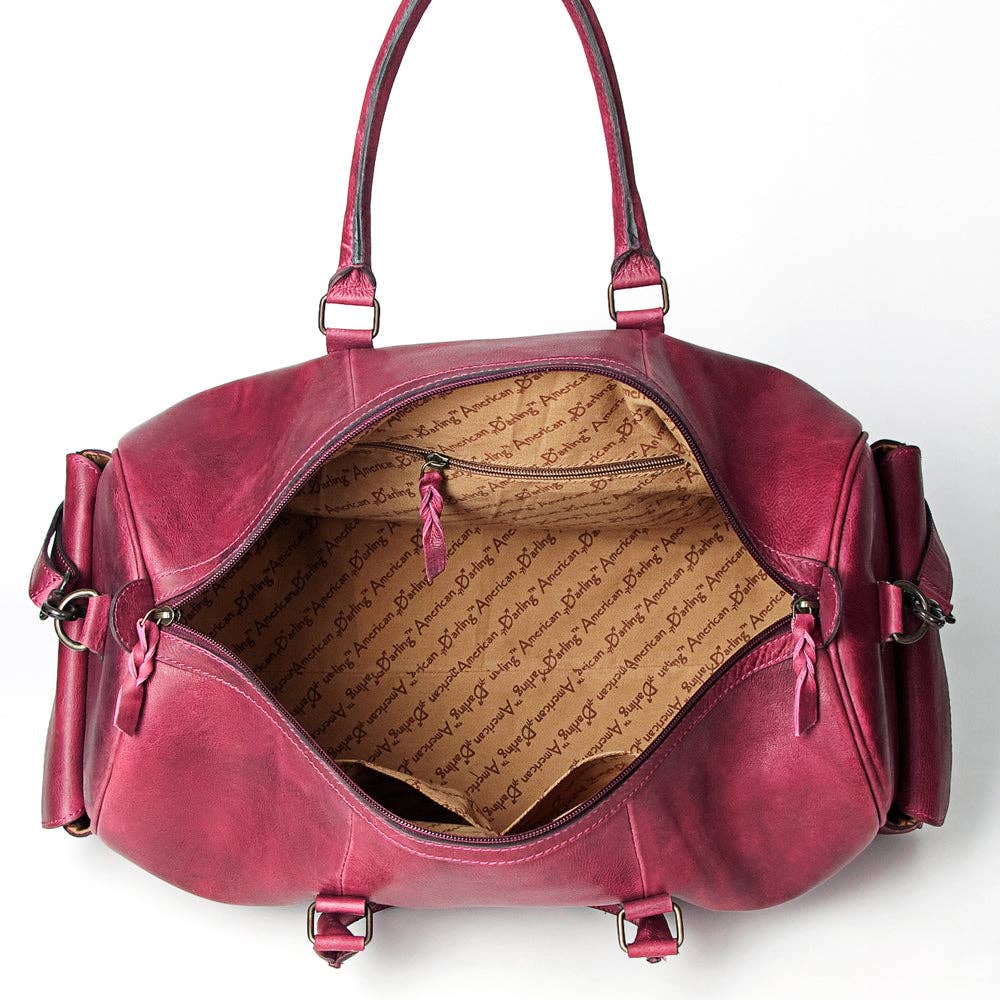 LS Western - Vendita all'ingrosso Sacca da viaggio - Donna - LC-ADBGZ399A Borsa da donna in vera pelle occidentale Duffel4