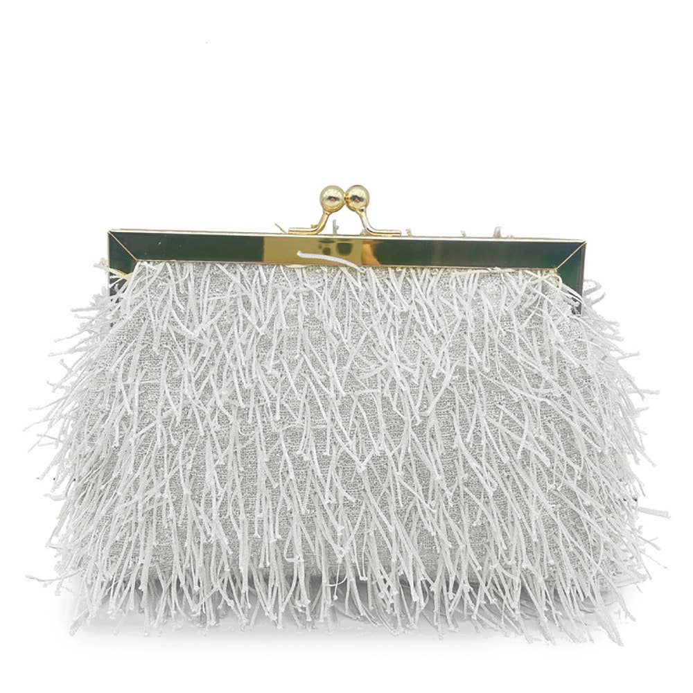 Belle Trading Ltd – Bolsa - Mulher por atacado – Clutch Louise com Fecho de Pressão e Brilho9