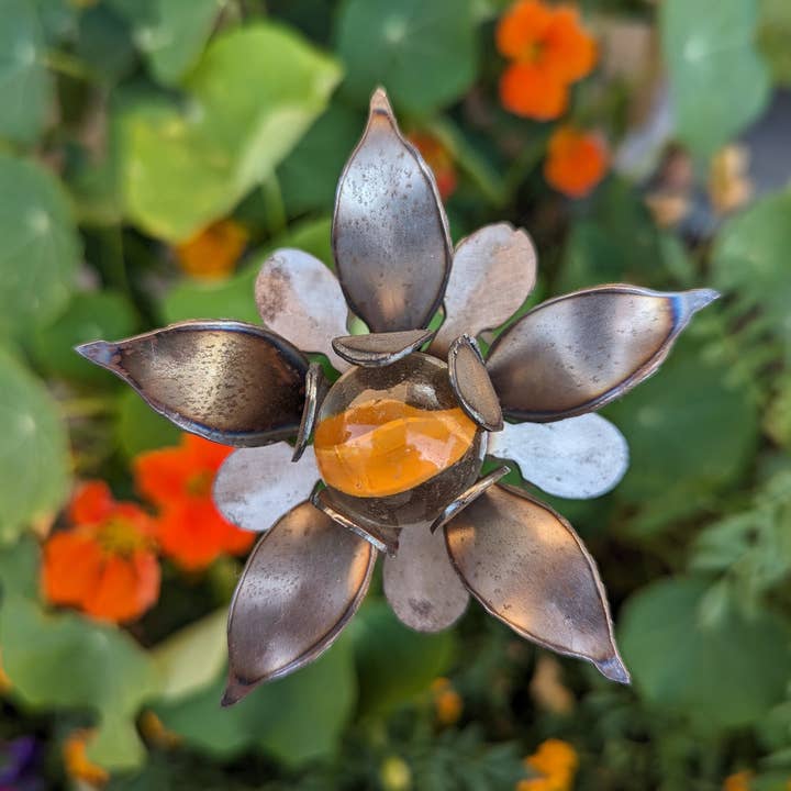 Designs by Dieter, LLC - Wholesale Garden/Lawn Stake - Handmade Metal Flower Garden Stake15