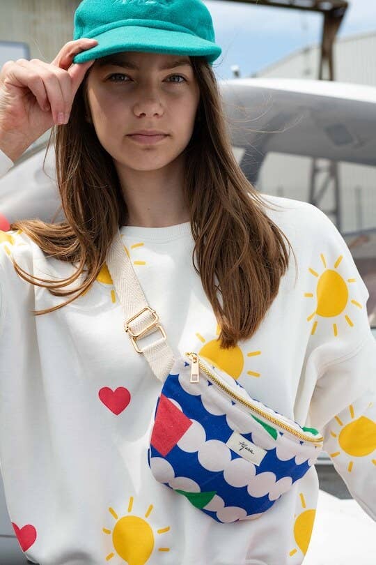 Ayuna - Wholesale Belt Bag - Women's - Colorful Banana 100% Cotton - Gepeto2