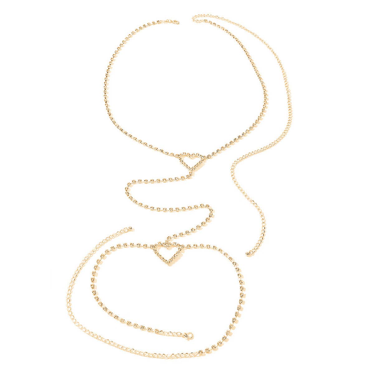 Tourtiwi - Wholesale Face/Body Chain - Sexy Rhinestones Love Leg Ring4