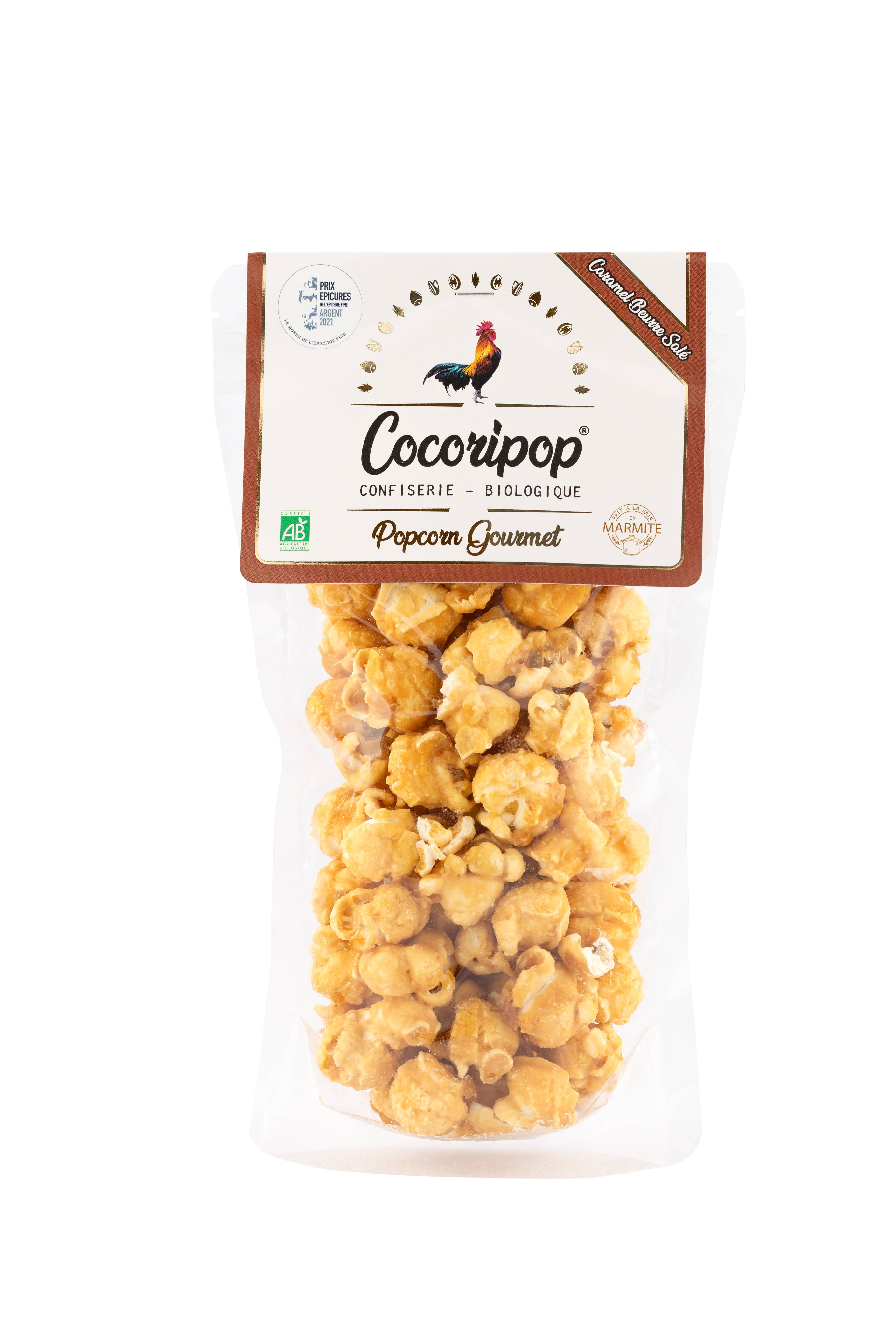 Cocoripop - Vendita all'ingrosso Popcorn - Popcorn gourmet biologico al caramello salato1