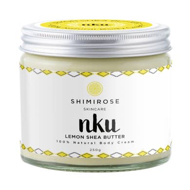 Lemon Shea Butter Body Butter Nku 250g for wholesale by Shimirose