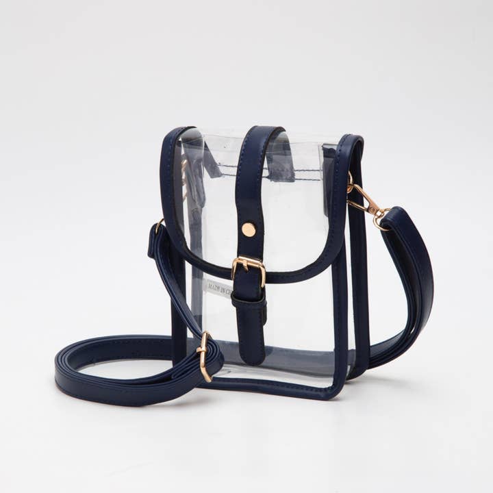 MiMi Wholesale - Wholesale Crossbody Bag - Women's - TG10608 Game Day Clear Buckle Strap Mini Crossbody Bag17