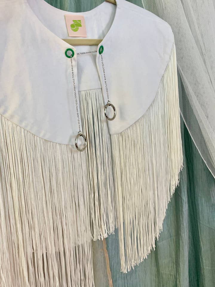 Shop Journal Vintage - Wholesale Blouse - Women's - Fringe chain detachable collar9