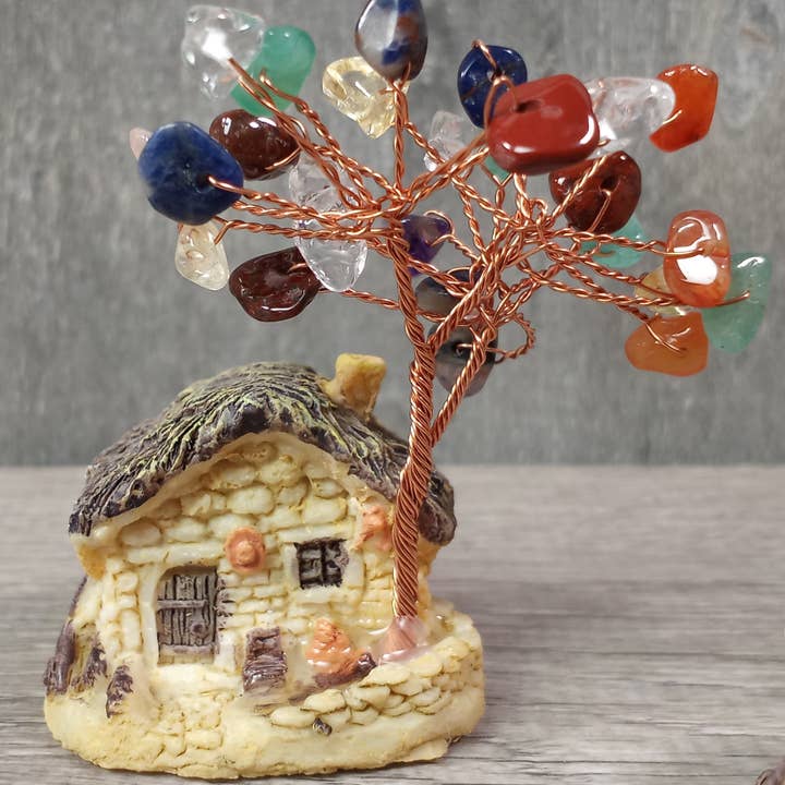Keystone Crystals - Wholesale Spiritual Stone/Crystal - Fairy House - Gemstone Tree for Home & Energy3